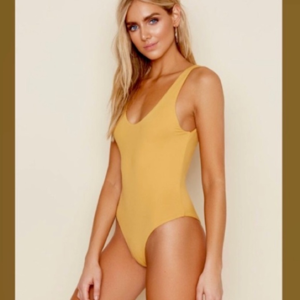 Dippin’ Daisy’s Yellow One Piece Bathing suit